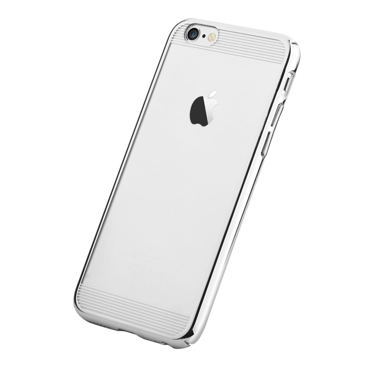 COMMA Brightness Plating Slim Back PC Case for iPhone 6 / 6s 4.7 (Updated Version) - Silver-1