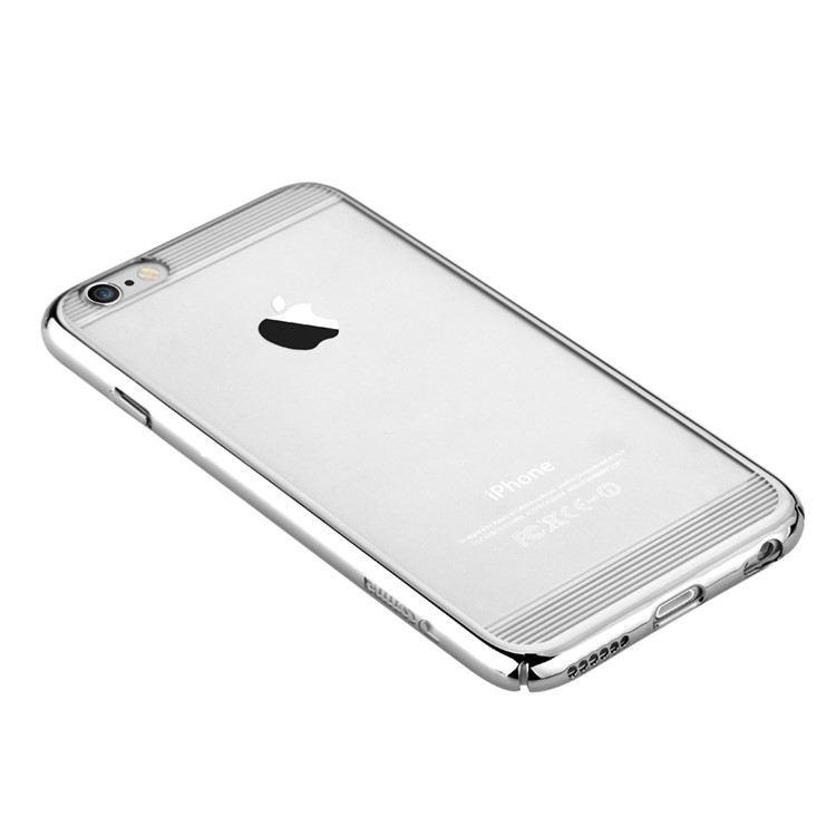 COMMA Brightness Plating Slim Back PC Case for iPhone 6 / 6s 4.7 (Updated Version) - Silver-4