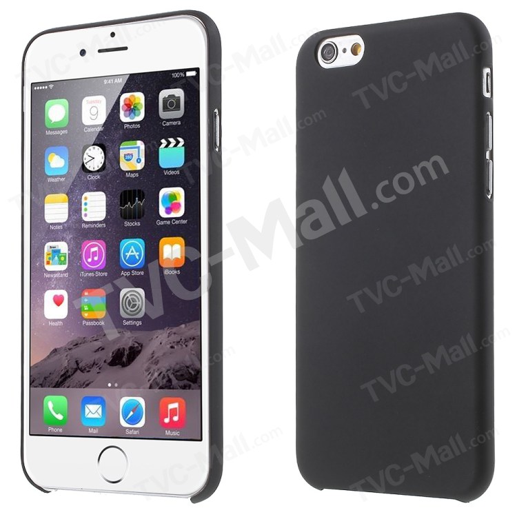 0.5mm Matte Surface Hard Back Case for iPhone 6s / 6 4.7 inch - Black-1