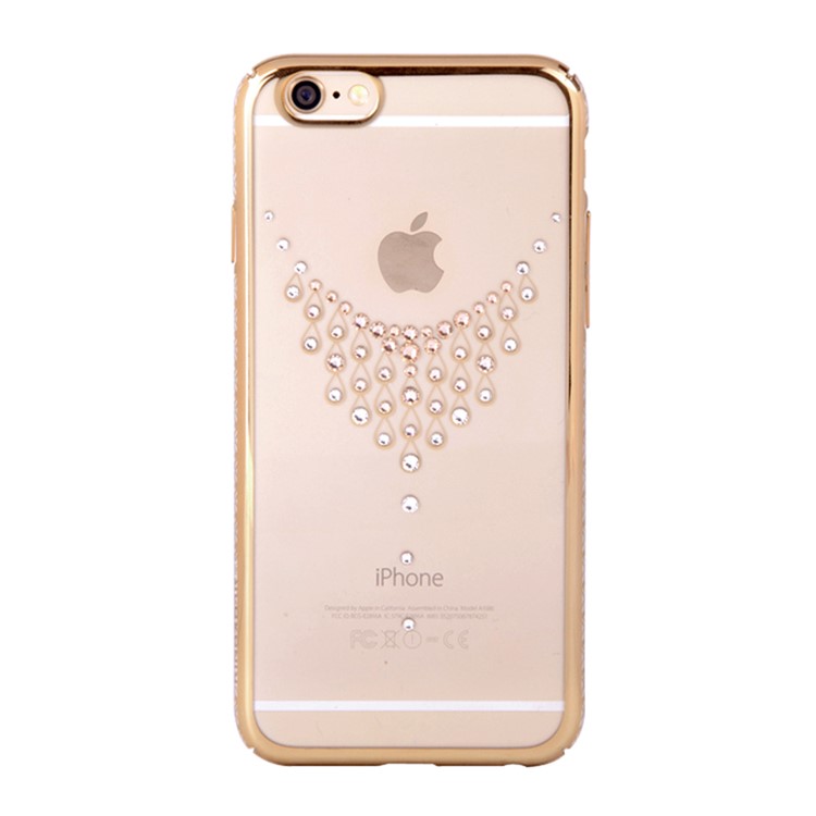 KINGXBAR Swarovski Plated Hard Phone Case for iPhone 6s Plus / 6 Plus - Shiny Necklace-1