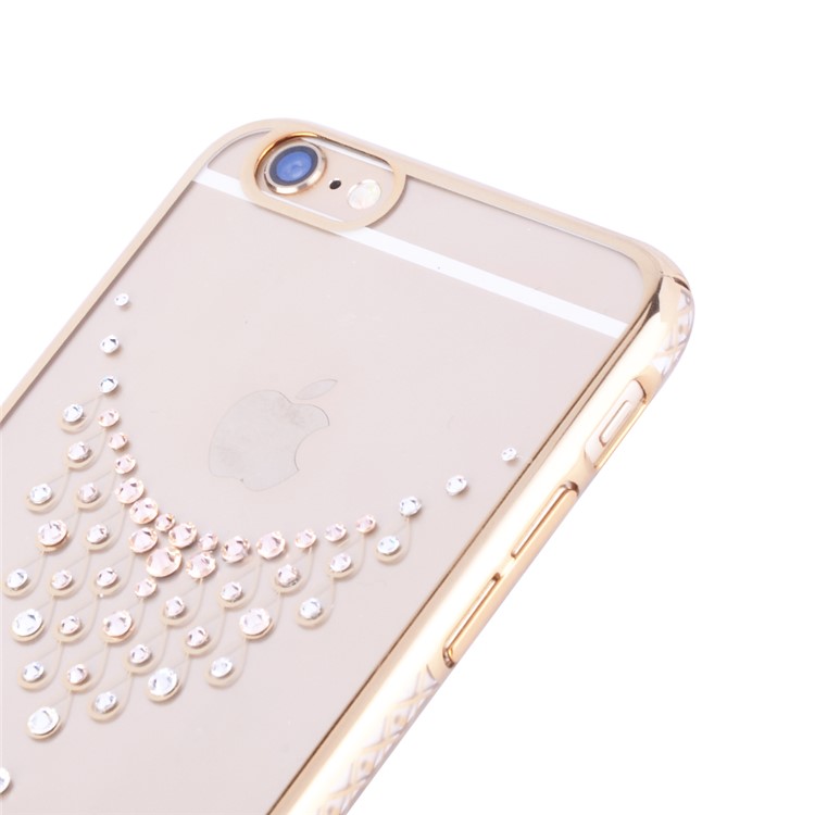 KINGXBAR Swarovski Plated Hard Phone Case for iPhone 6s Plus / 6 Plus - Shiny Necklace-2