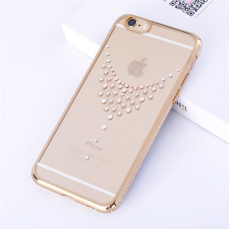 KINGXBAR Swarovski Plated Hard Phone Case for iPhone 6s Plus / 6 Plus - Shiny Necklace-6