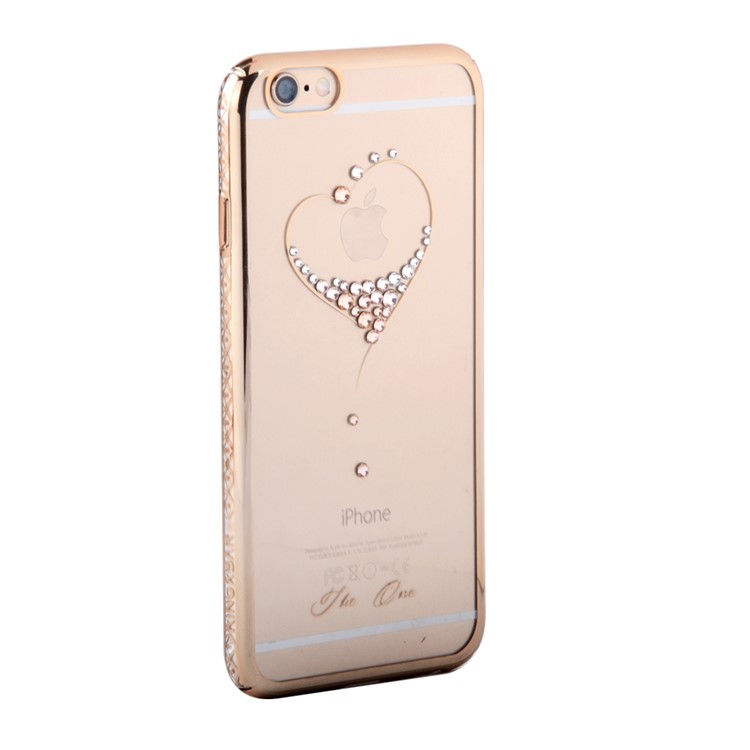 KINGXBAR Swarovski Plated Hard Cover Case for iPhone 6s Plus / 6 Plus - Loving Heart-7
