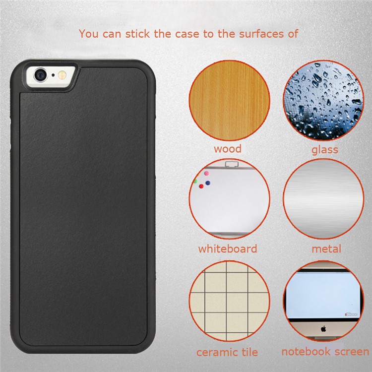 MYFONLO Magic Sticks Anti-Gravity Case Selfie Cover for iPhone 6s Plus / 6 Plus - Black-5