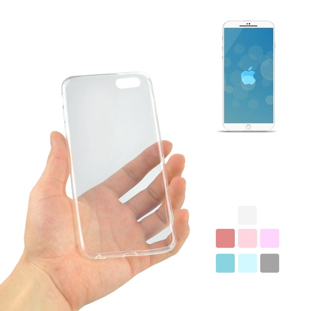 0.45mm Custodia TPU sottile Crystal Flexible per iPhone 6 Plus / 6s compreso 5.5 inch - Trasparente-4