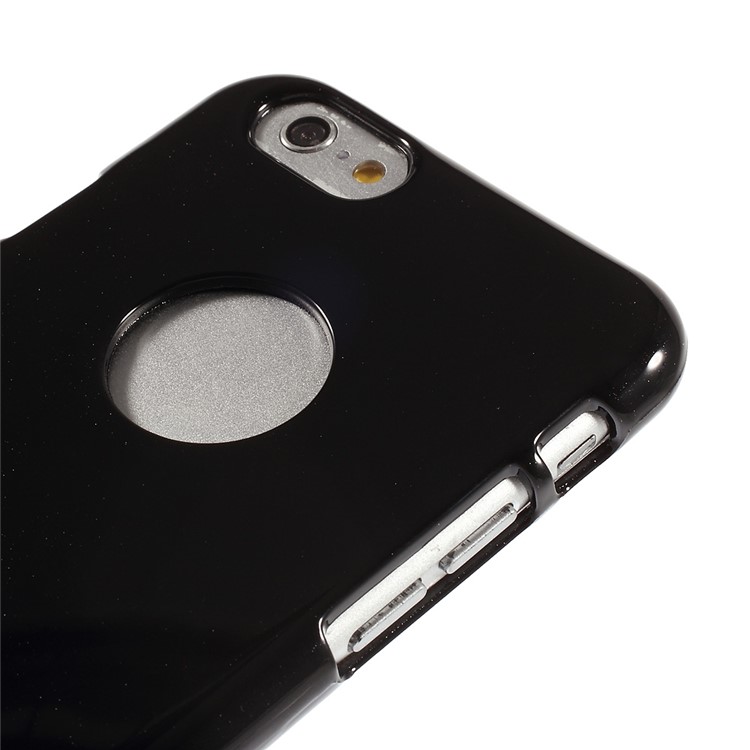 Mercury GOOSPERY Glitter Powder Jelly TPU Case for iPhone 6 Plus / 6s Plus - Black-4