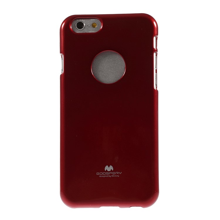Mercury GOOSPERY Glitter Powder TPU Skin Case for iPhone 6 Plus / 6s Plus - Red-2