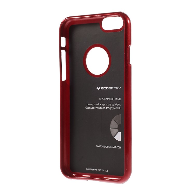 Mercury GOOSPERY Glitter Powder TPU Skin Case for iPhone 6 Plus / 6s Plus - Red-3