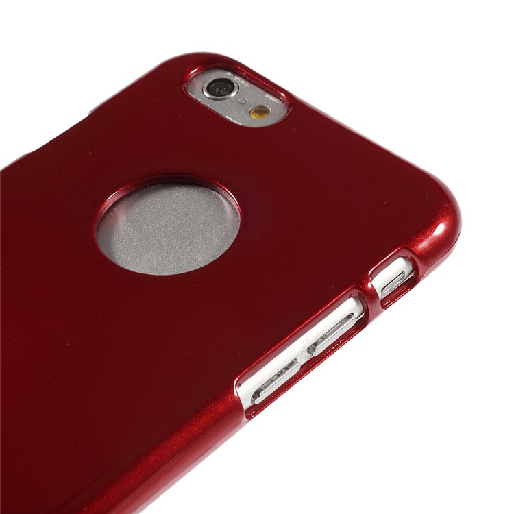 Mercury GOOSPERY Glitter Powder TPU Skin Case for iPhone 6 Plus / 6s Plus - Red-4