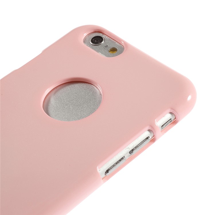 Mercury GOOSPERY Glitter Powder TPU Protective Case for iPhone 6 Plus / 6s Plus - Pink-4