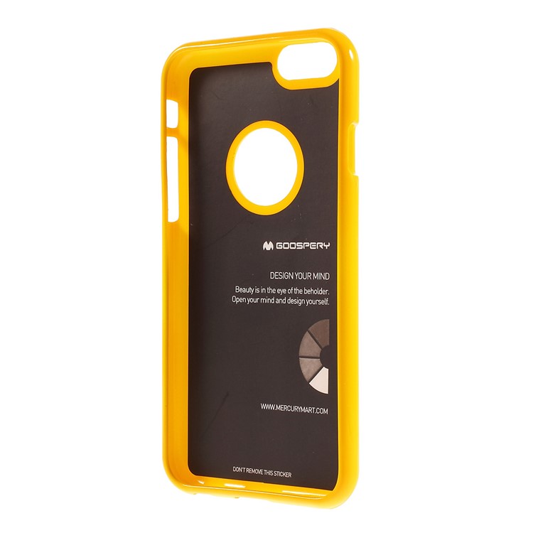 Mercury GOOSPERY Glitter Powder Jelly TPU Case for iPhone 6 Plus / 6s Plus - Orange-3