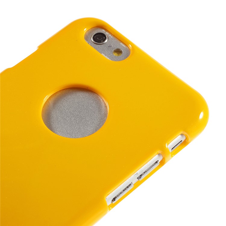 Mercury GOOSPERY Glitter Powder Jelly TPU Case for iPhone 6 Plus / 6s Plus - Orange-4