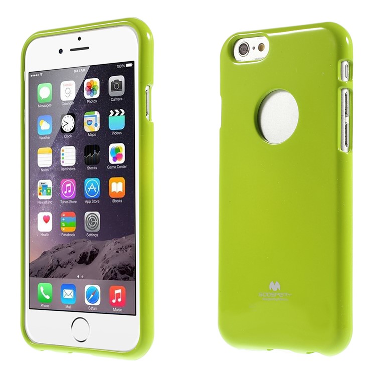 Mercury GOOSPERY Glitter Powder TPU Cover for iPhone 6 Plus / 6s Plus - Green-1
