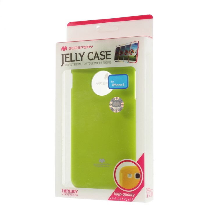 Mercury GOOSPERY Glitter Powder TPU Cover for iPhone 6 Plus / 6s Plus - Green-6