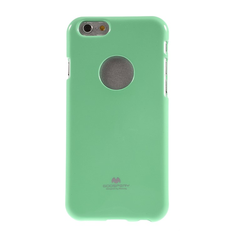 Mercury GOOSPERY Glitter Powder TPU Case Shell for iPhone 6 Plus / 6s Plus - Cyan-2