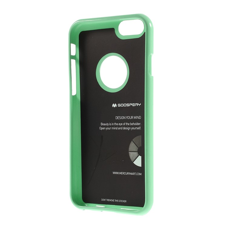 Mercury GOOSPERY Glitter Powder TPU Case Shell for iPhone 6 Plus / 6s Plus - Cyan-3