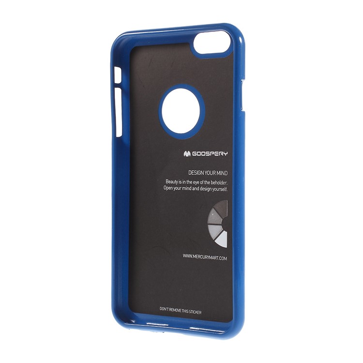 Mercury GOOSPERY Glitter Powder Jelly TPU Shell for iPhone 6 Plus / 6s Plus - Dark Blue-3