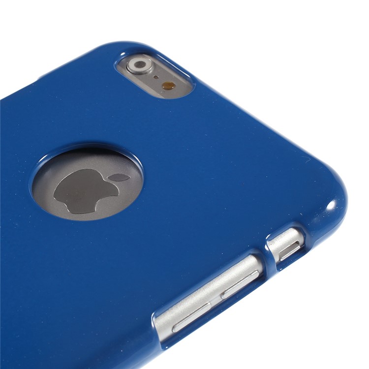Mercury GOOSPERY Glitter Powder Jelly TPU Shell for iPhone 6 Plus / 6s Plus - Dark Blue-5
