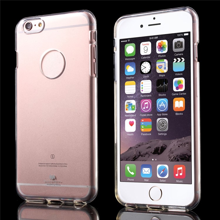Mercury GOOSPERY Clear Jelly TPU Case for iPhone 6s Plus / 6 Plus - Transparent-1