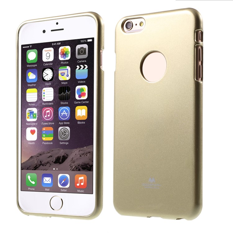 Mercury GOOSPERY Jelly TPU Cover for iPhone 6s Plus / 6 Plus - Champagne-1