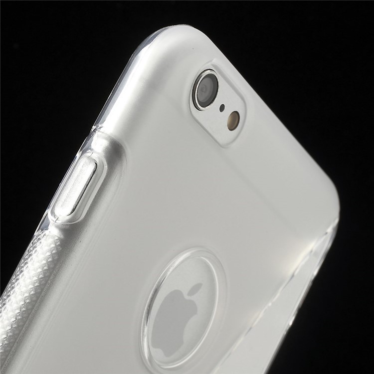 S-line Pattern Soft TPU Case for iPhone 6s Plus / 6 Plus 5.5 inch - Transparent-6