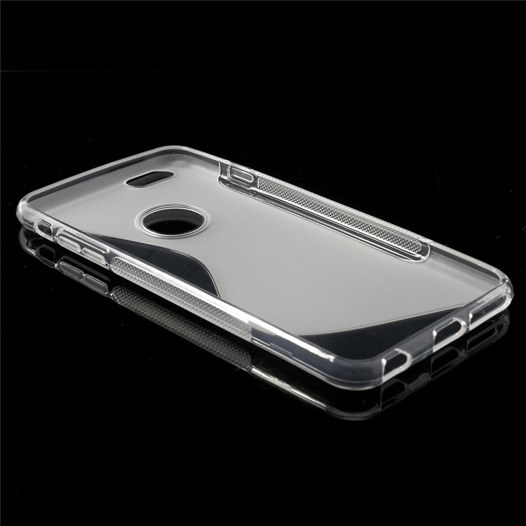 S-line Pattern Soft TPU Case for iPhone 6s Plus / 6 Plus 5.5 inch - Transparent-7