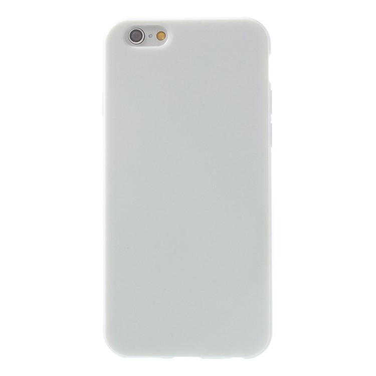 Solid Color Glossy TPU Gel Case for iphone 6 / 6s - White-2