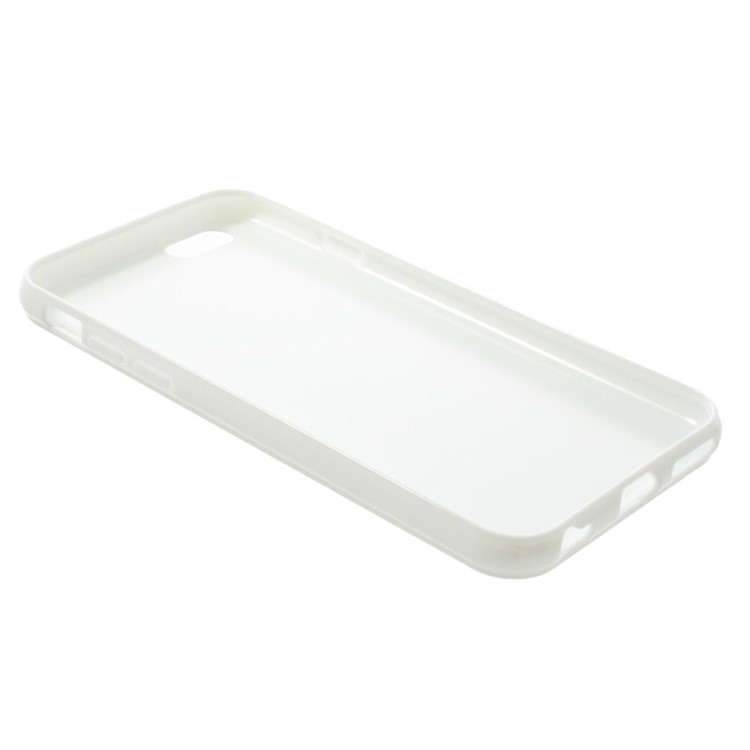 Solid Color Glossy TPU Gel Case for iphone 6 / 6s - White-4