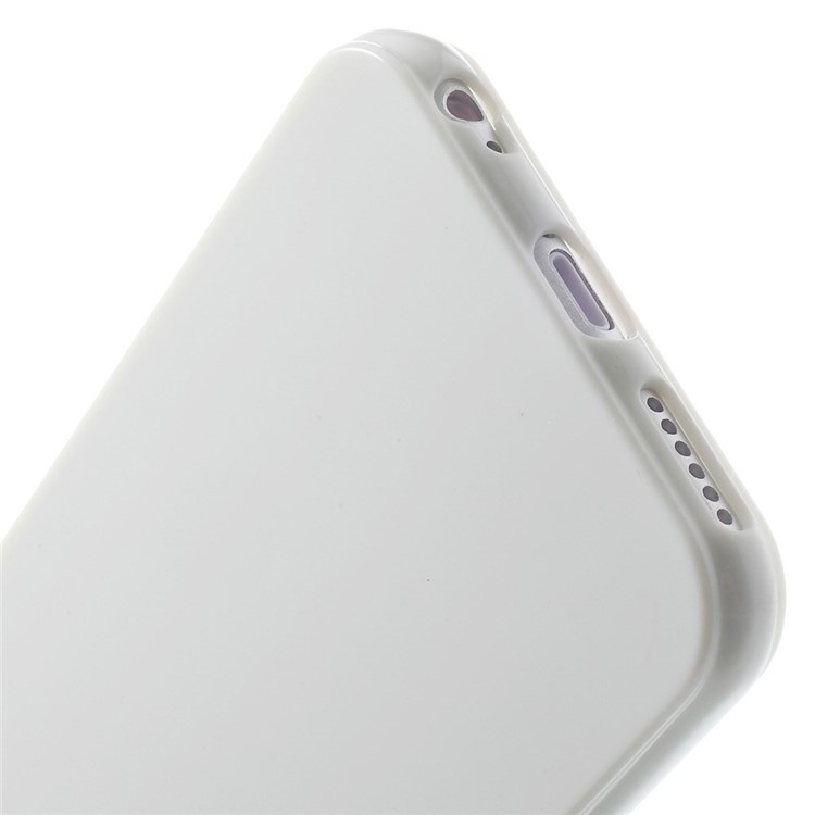 Solid Color Glossy TPU Gel Case for iphone 6 / 6s - White-5