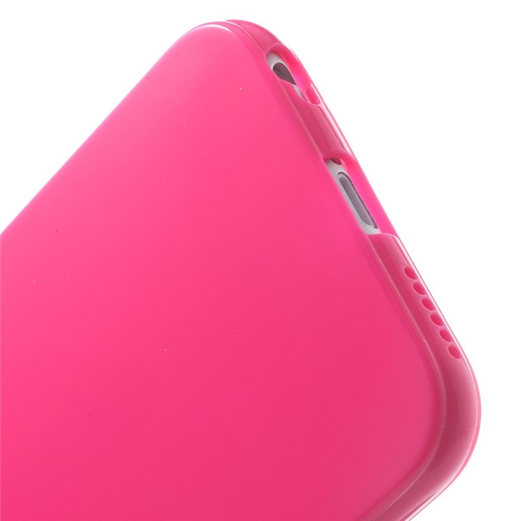 Solid Color Glossy TPU Gel Cover for iphone 6 / 6s - Rose-5