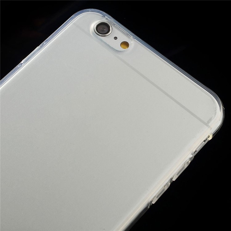 Glossy Surface TPU Gel Case for iPhone 6 Plus / 6s Plus - Transparent-5