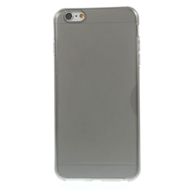 Glossy Surface TPU Gel Cover for iPhone 6 Plus / 6s Plus - Grey-2