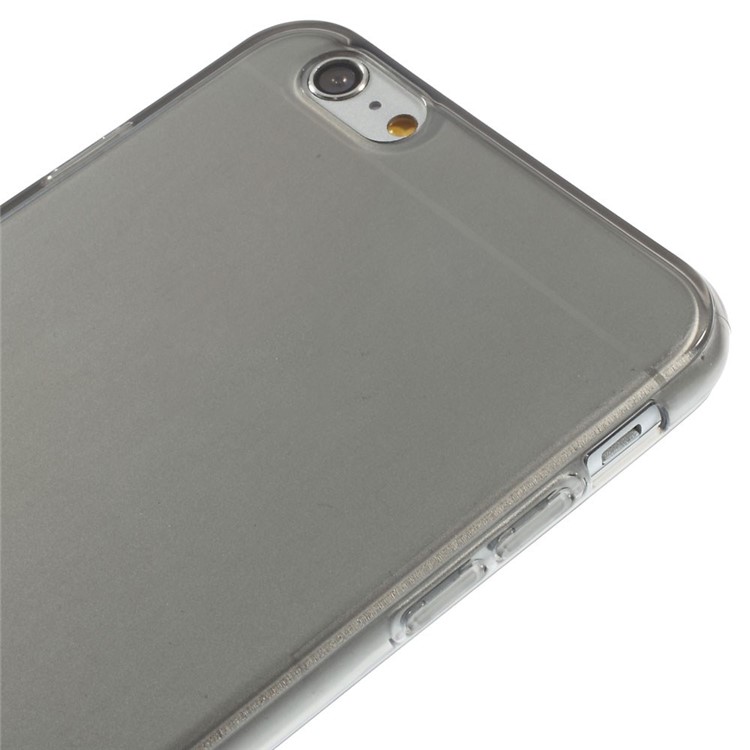 Glossy Surface TPU Gel Cover for iPhone 6 Plus / 6s Plus - Grey-4