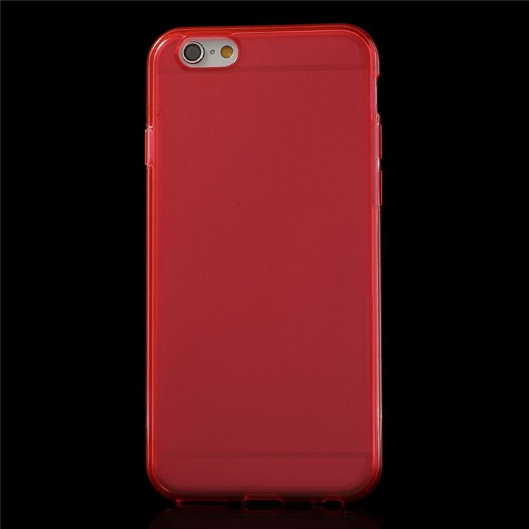 Glossy Surface TPU Skin Case for iPhone 6 Plus / 6s Plus 5.5 inch - Red-2