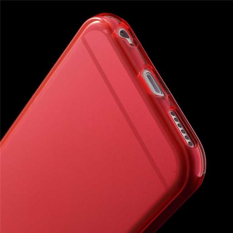 Glossy Surface TPU Skin Case for iPhone 6 Plus / 6s Plus 5.5 inch - Red-4