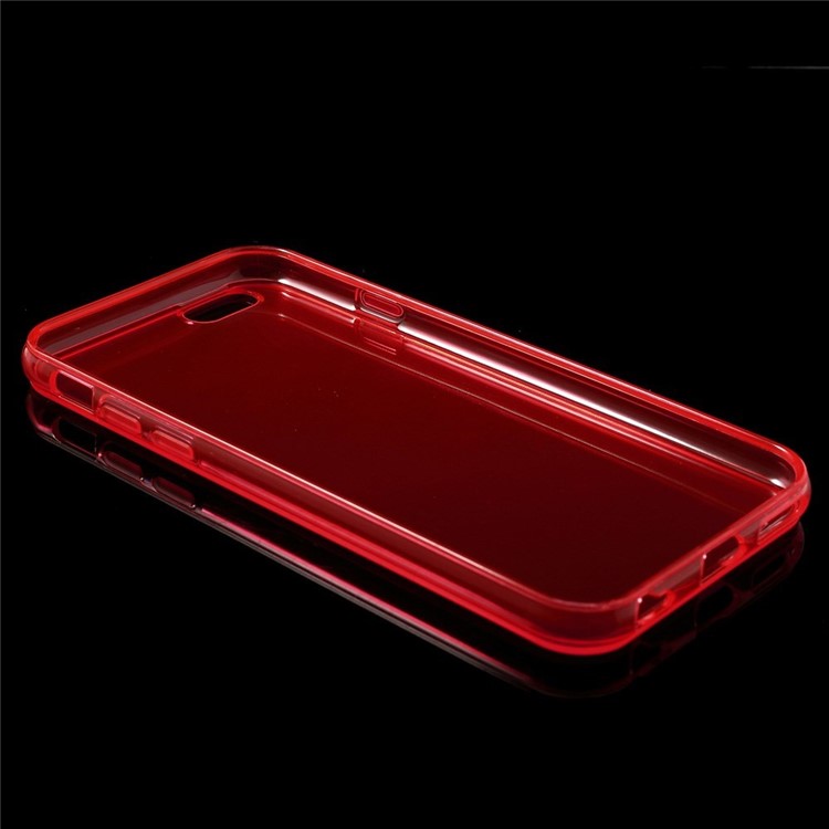 Glossy Surface TPU Skin Case for iPhone 6 Plus / 6s Plus 5.5 inch - Red-6