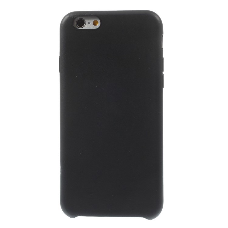 Textured Skin Soft TPU Gel Case Cover for iPhone 6s 6 - Black-2