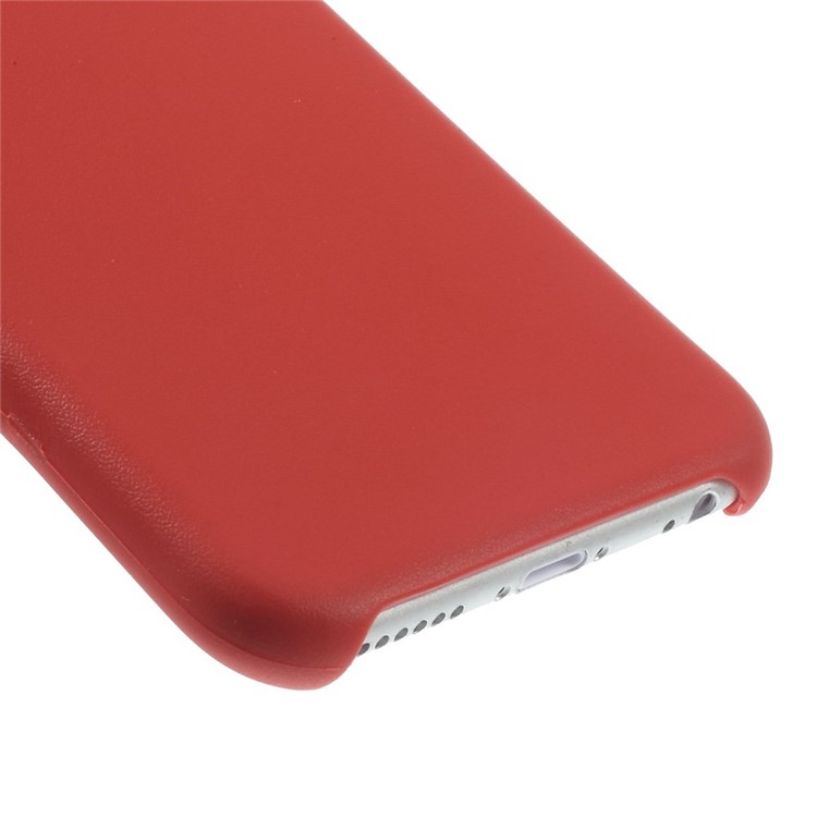 Textured Skin Soft TPU Skin Case Cover for iPhone 6s 6 - Red-4