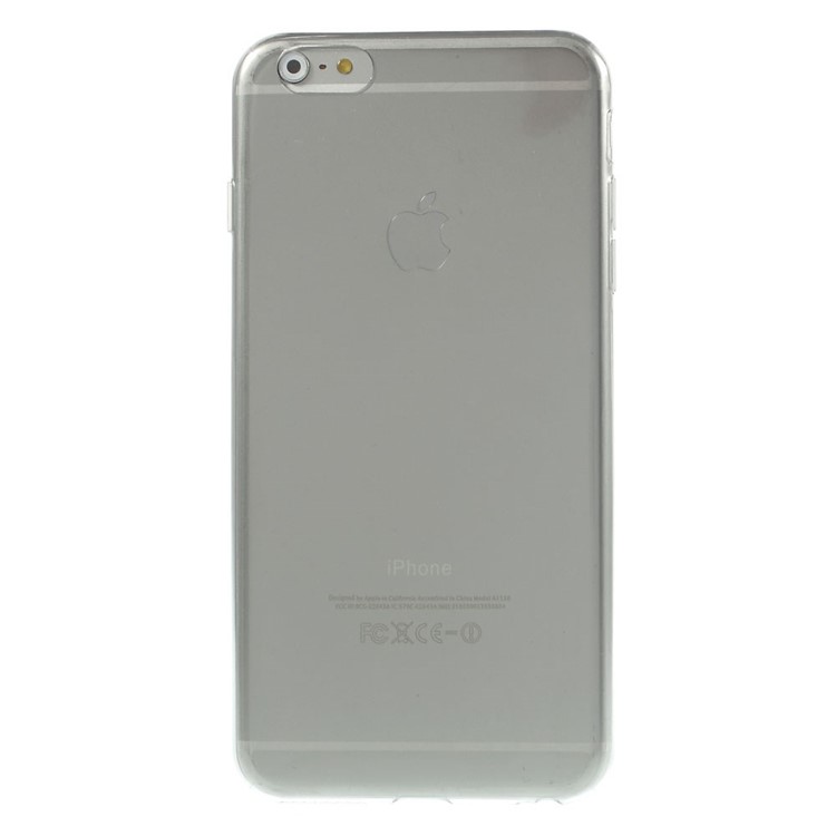 For iPhone 6 Plus / 6s Plus Double-sided Glossy TPU Gel Case - Grey-2