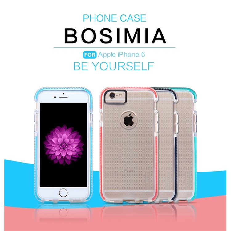 NILLKIN Bosimia Series Plastic + TPU Hybrid Case for iPhone 6 / 6s 4.7-inch - Black-6