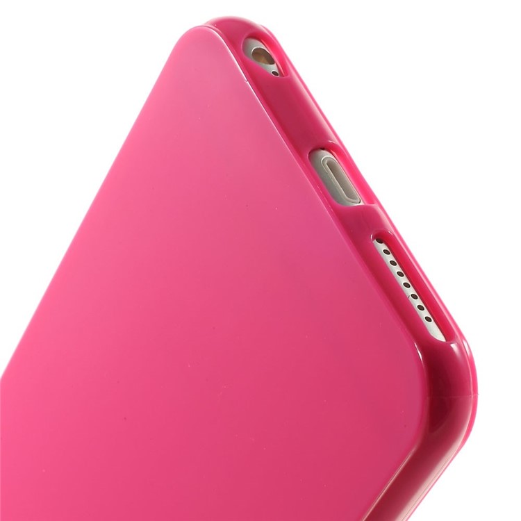 Solid Color Glossy TPU Case for iPhone 6 Plus / 6s Plus - Rose-4
