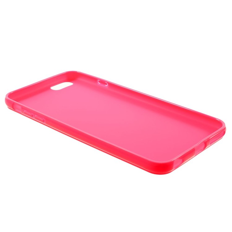 Solid Color Glossy TPU Case for iPhone 6 Plus / 6s Plus - Rose-6