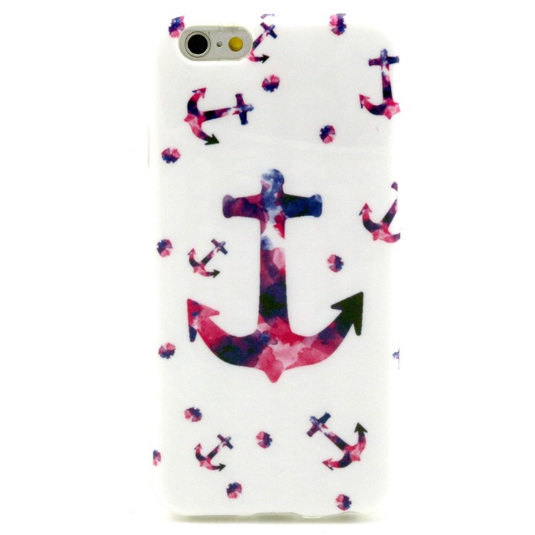 Multiple Anchors Glossy IMD TPU Back Cover for iPhone 6s / 6 4.7 inch-1
