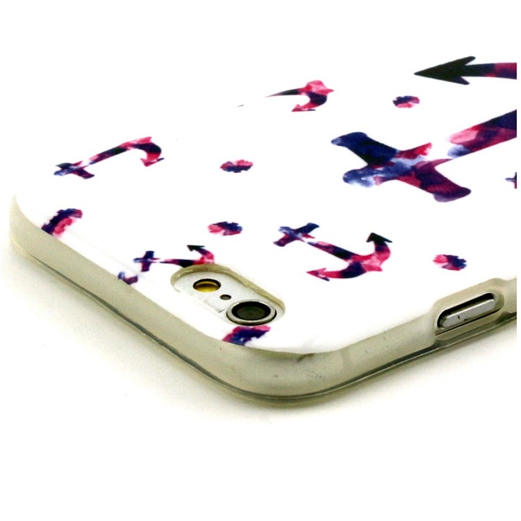 Multiple Anchors Glossy IMD TPU Back Cover for iPhone 6s / 6 4.7 inch-3