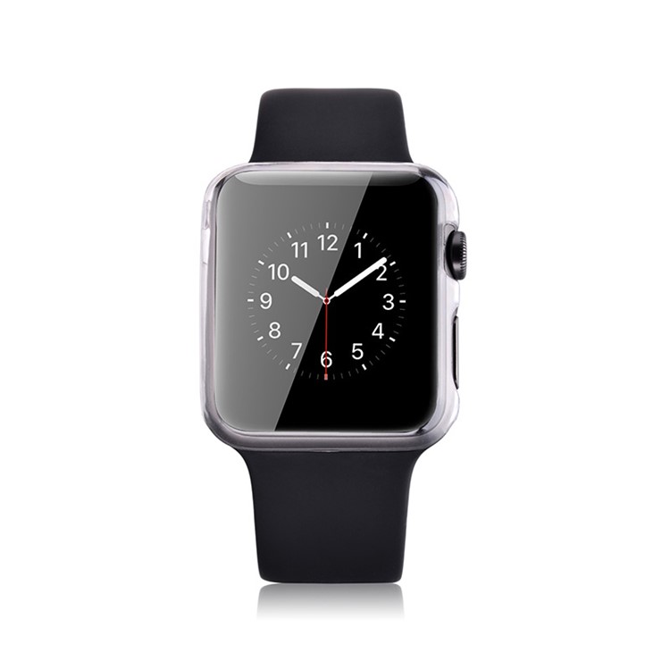 DEVIA 0.7mm Ultra-thin Soft TPU Shell for Apple Watch 38mm - Transparent-2