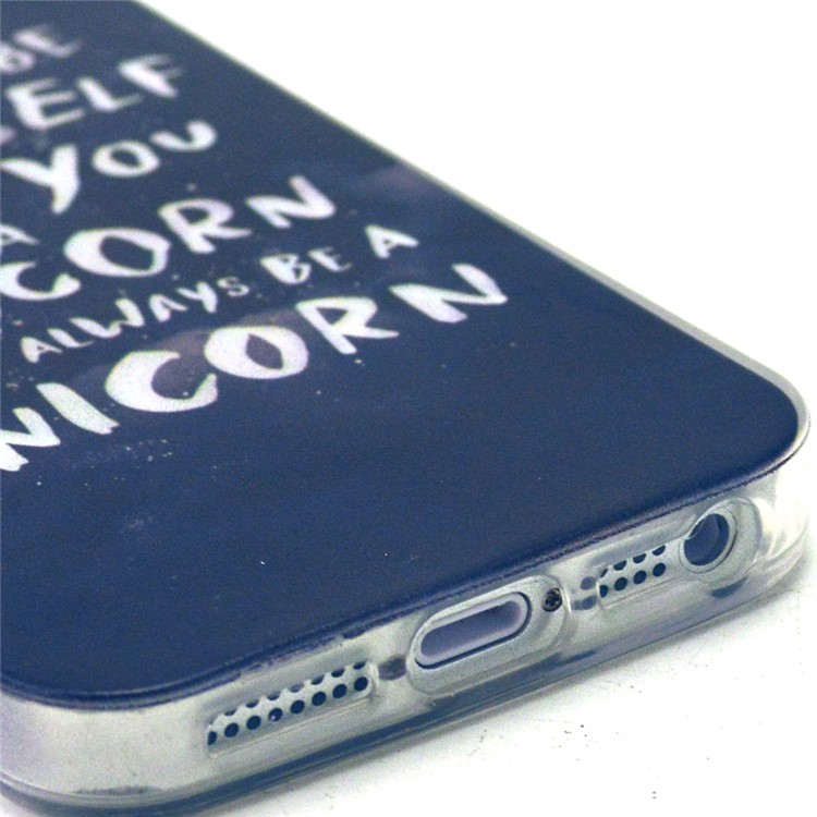 Quotes Pattern TPU Case for iPhone SE 5s 5-3