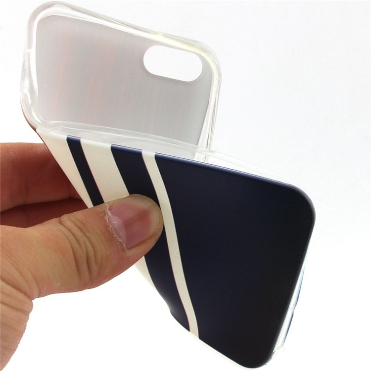 Wood Grain Pattern TPU Protective Case for iPhone SE 5s 5-4