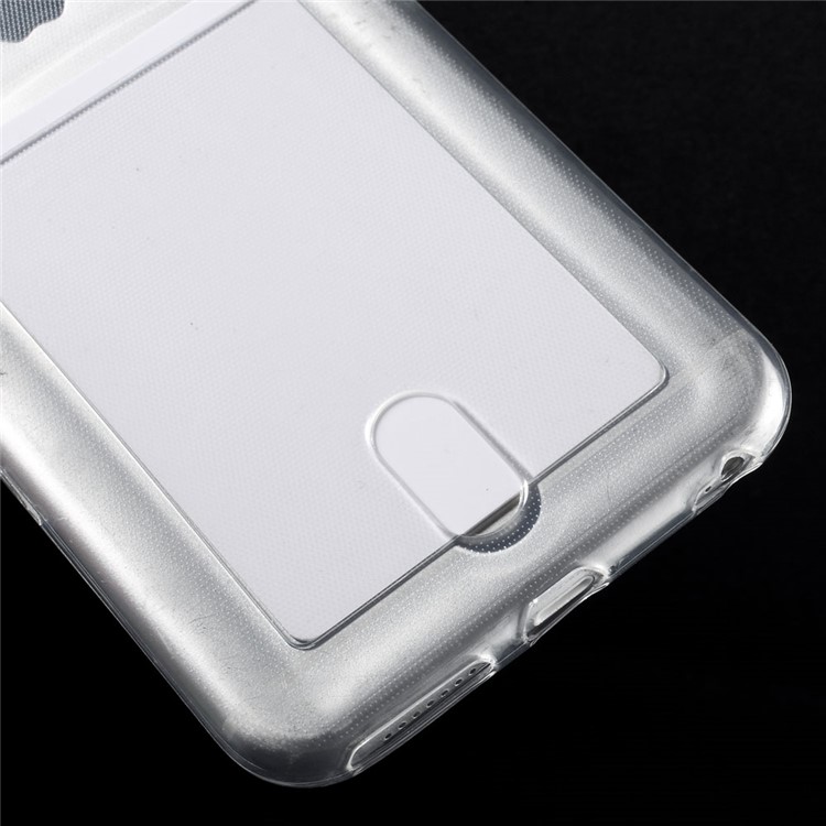 Slim TPU Case for iPhone 6 / 6s 4.7 inch with Card Slot - Transparent-4