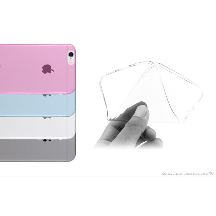 10Pcs/Set PUDINI Ultrathin Soft TPU Case for iPhone 6 / 6s 4.7 inch - Transparent Black-3