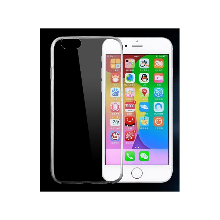 10Pcs/Set PUDINI Ultrathin TPU Gel Case for iPhone 6 / 6s 4.7 inch - Transparent-5